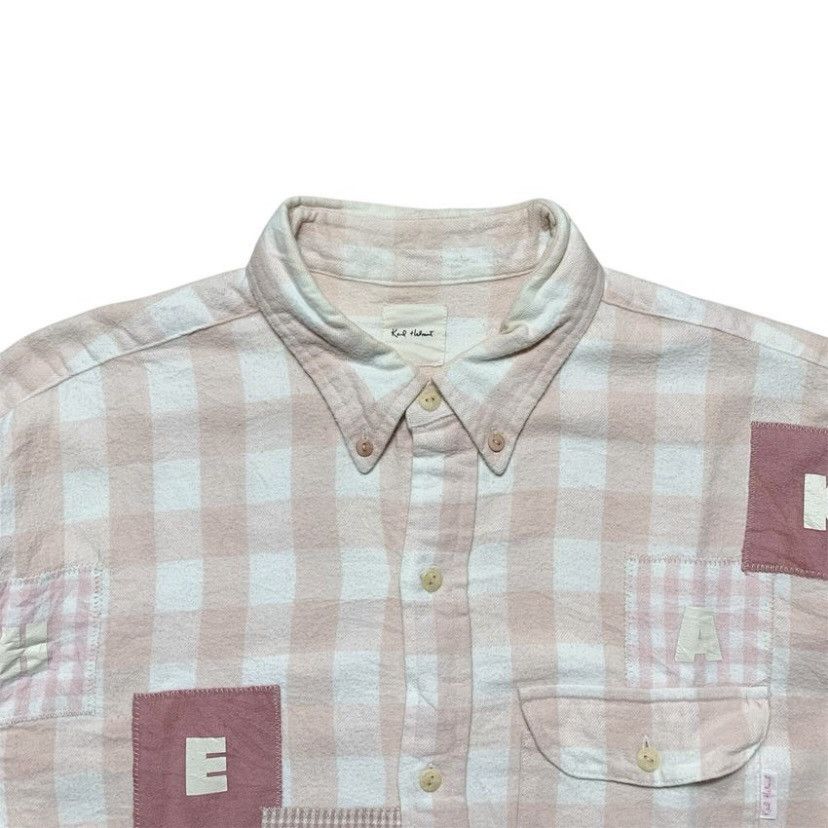 Karl Helmut | Grailed VTG 90s KARL HELMUT CHECKER PATCHWORK BUTTONDOWN