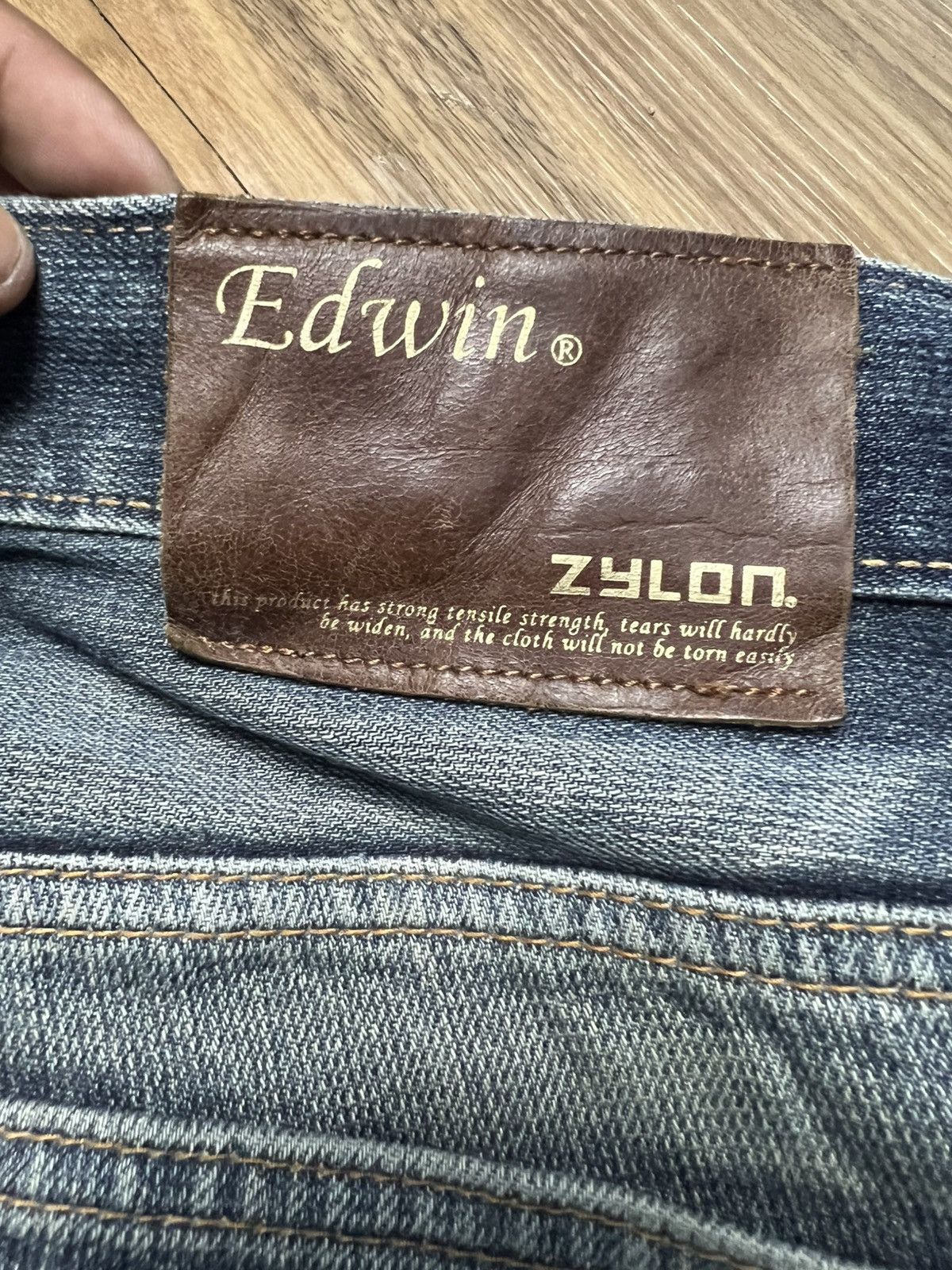 Edwin Edwin Japan EZ503 Zylon Mixed Denim Straight Cut (45) Size US 31 - 17 Thumbnail