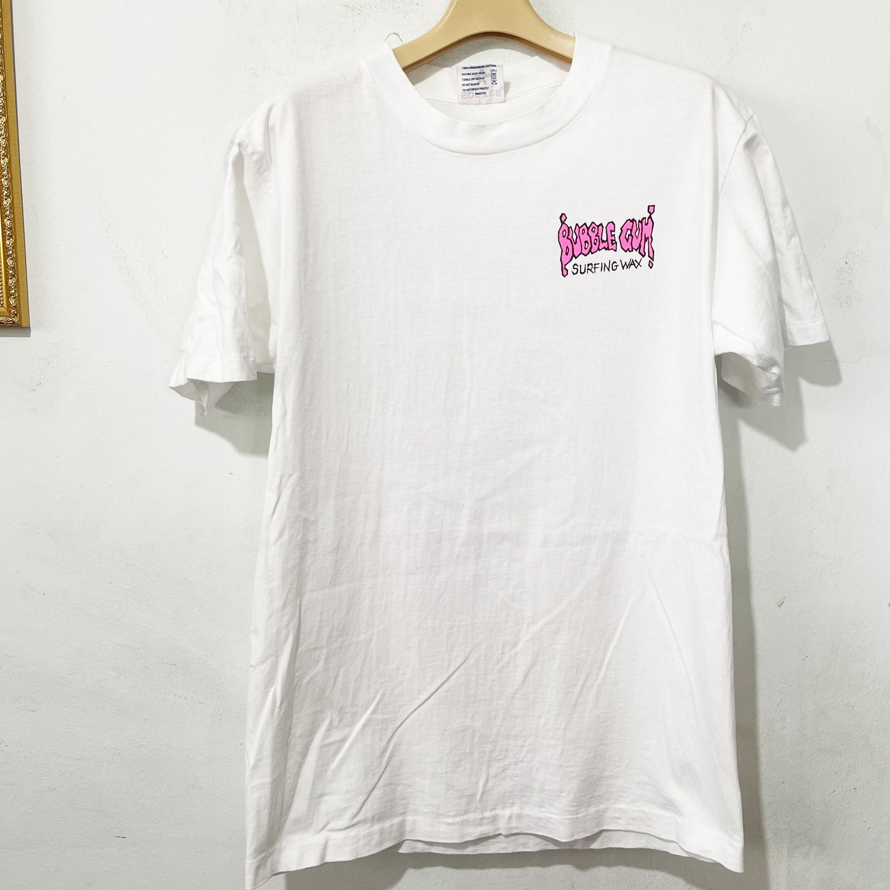 Vintage Vintage 90s Bubble Gum Surf Wax T-Shirt Size US M / EU 48-50 / 2 - 4 Thumbnail