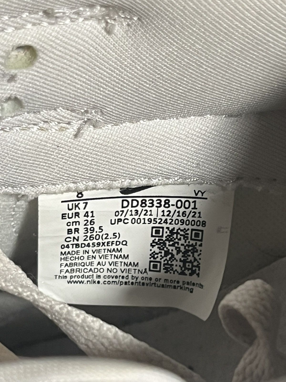 Nike nike dunk low premium vast grey size 8 Size US 8 / EU 41 - 7 Thumbnail