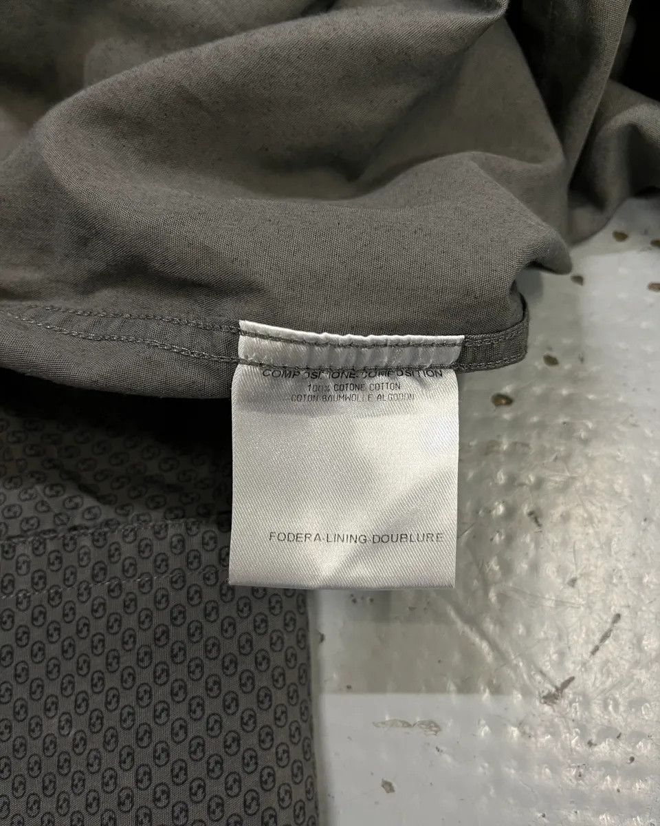 Gucci SS2010 Gucci Grey Monogram Slim Shirt by Frida Giannini Size US M / EU 48-50 / 2 - 11 Thumbnail