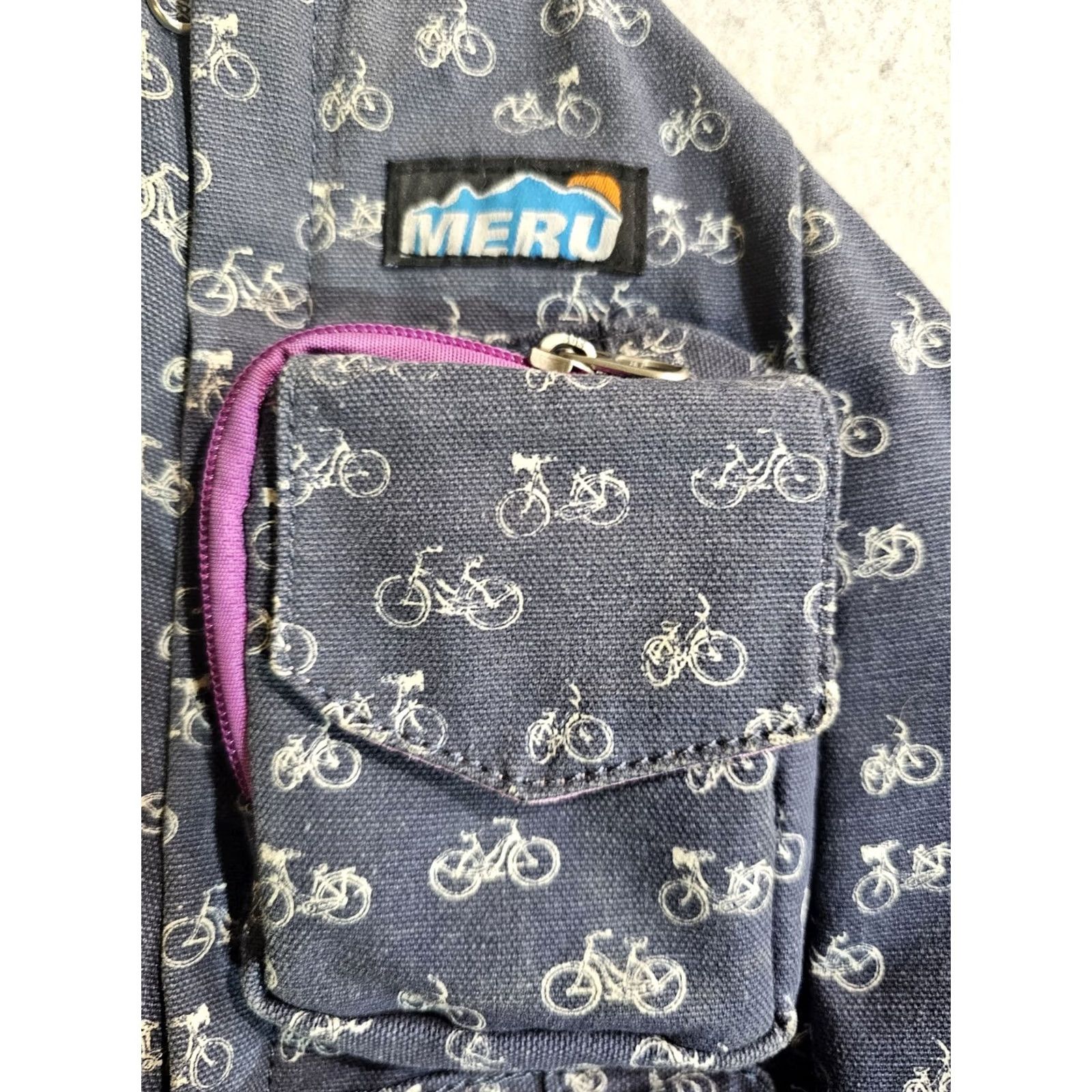 Roper Meru Sling Shoulder Bag Backpack Blue/Pink 3 Pocket Hiking Crossbody Bag Adult Unisex Outdoor Beach Colorful Rope Sling Bag Size ONE SIZE - 4 Thumbnail