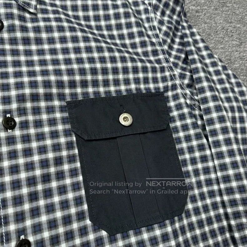 Comme des Garcons CDG Homme Checkered Patchwork Shirt. Size US M / EU 48-50 / 2 - 5 Thumbnail