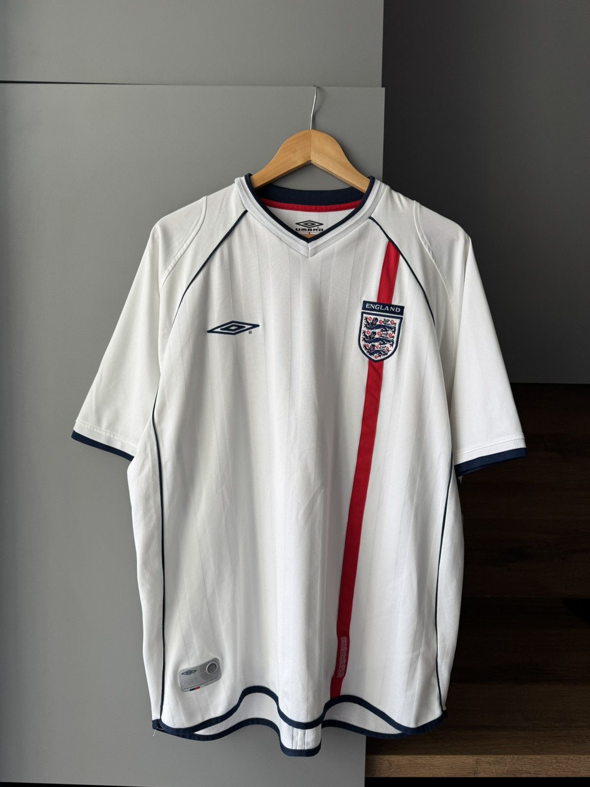 Umbro Umbro England David Beckham #7 Men's Football Soccer Jersey Size US XL / EU 56 / 4 - 2 Thumbnail