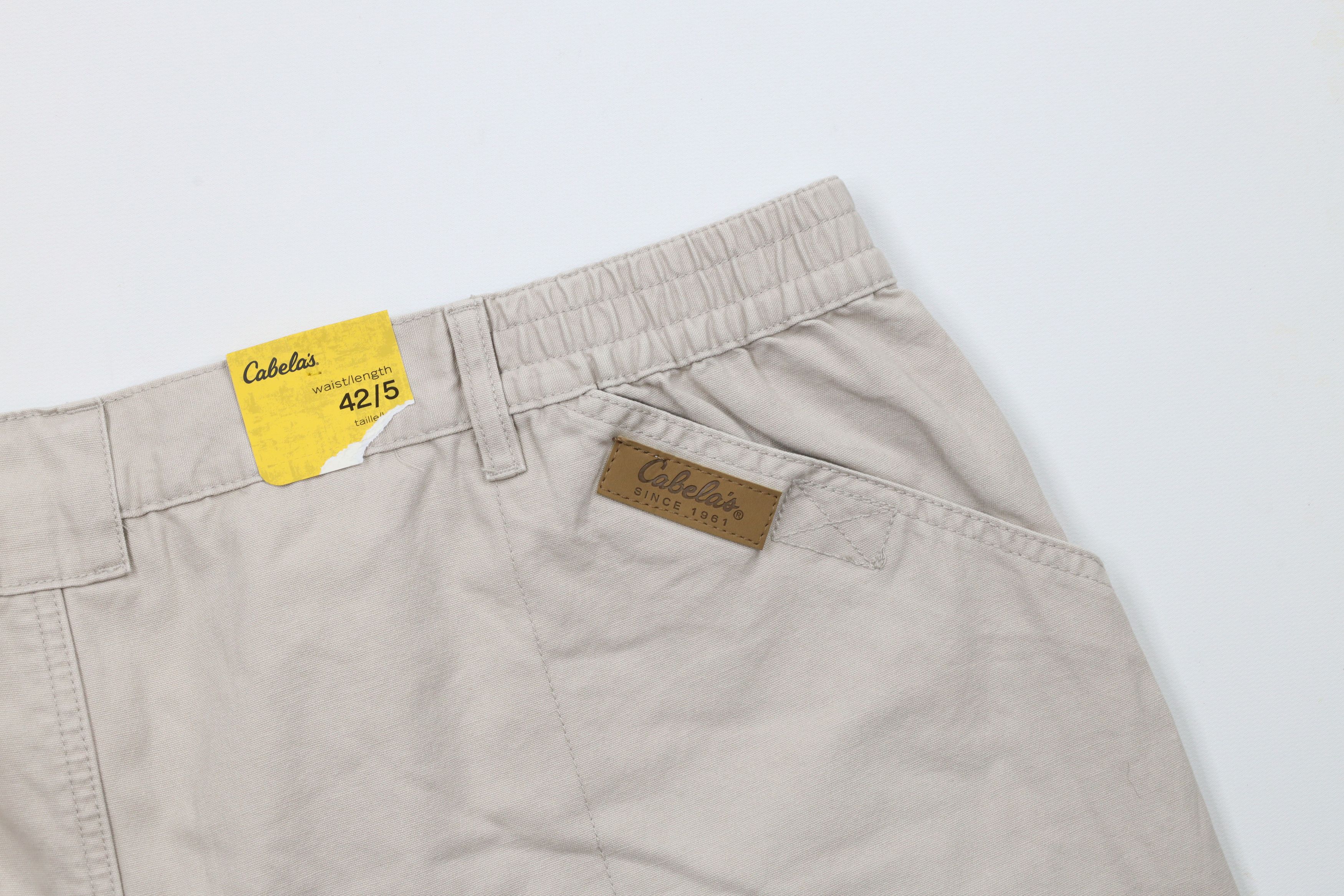 Cabelas × Vintage Deadstock Vintage Cabelas 5 Pocket Hiking Trail Shorts Beige Size US 42 / EU 58 - 11 Thumbnail