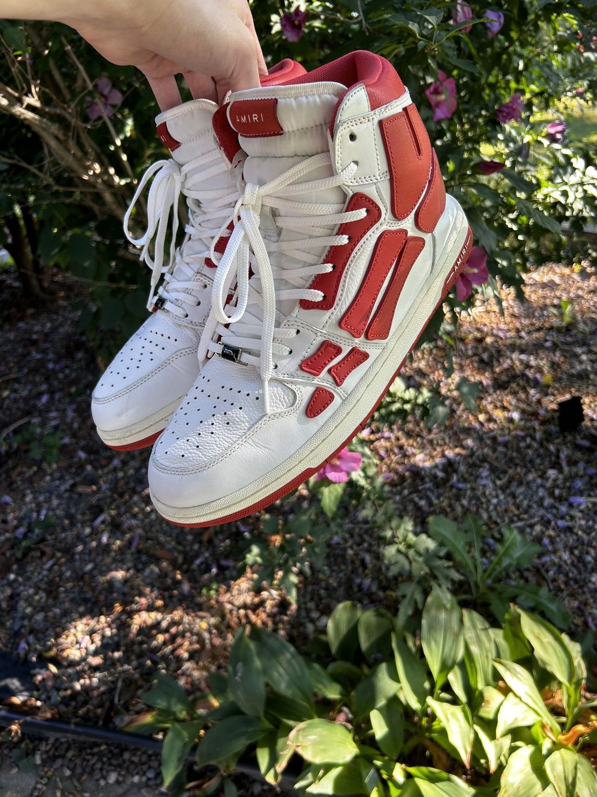 Amiri Amiri Skel High ‘Red/White’ Size 46 (13US) Size US 13 / EU 46 - 9 Thumbnail