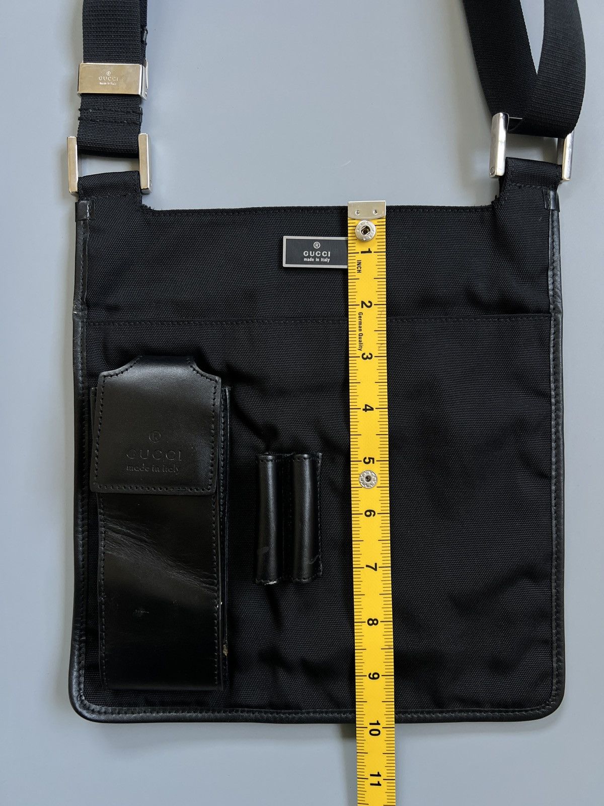Gucci Authentic Gucci Tech Nylon Crossbody Bag Utility Pocket Size ONE SIZE - 17 Thumbnail