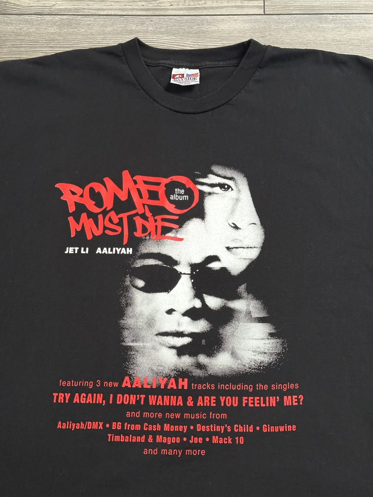 Rap Tees Rare Vintage Y2K Romeo Must Die Soundtrack T Shirt Size US XL / EU 56 / 4 - 3 Thumbnail