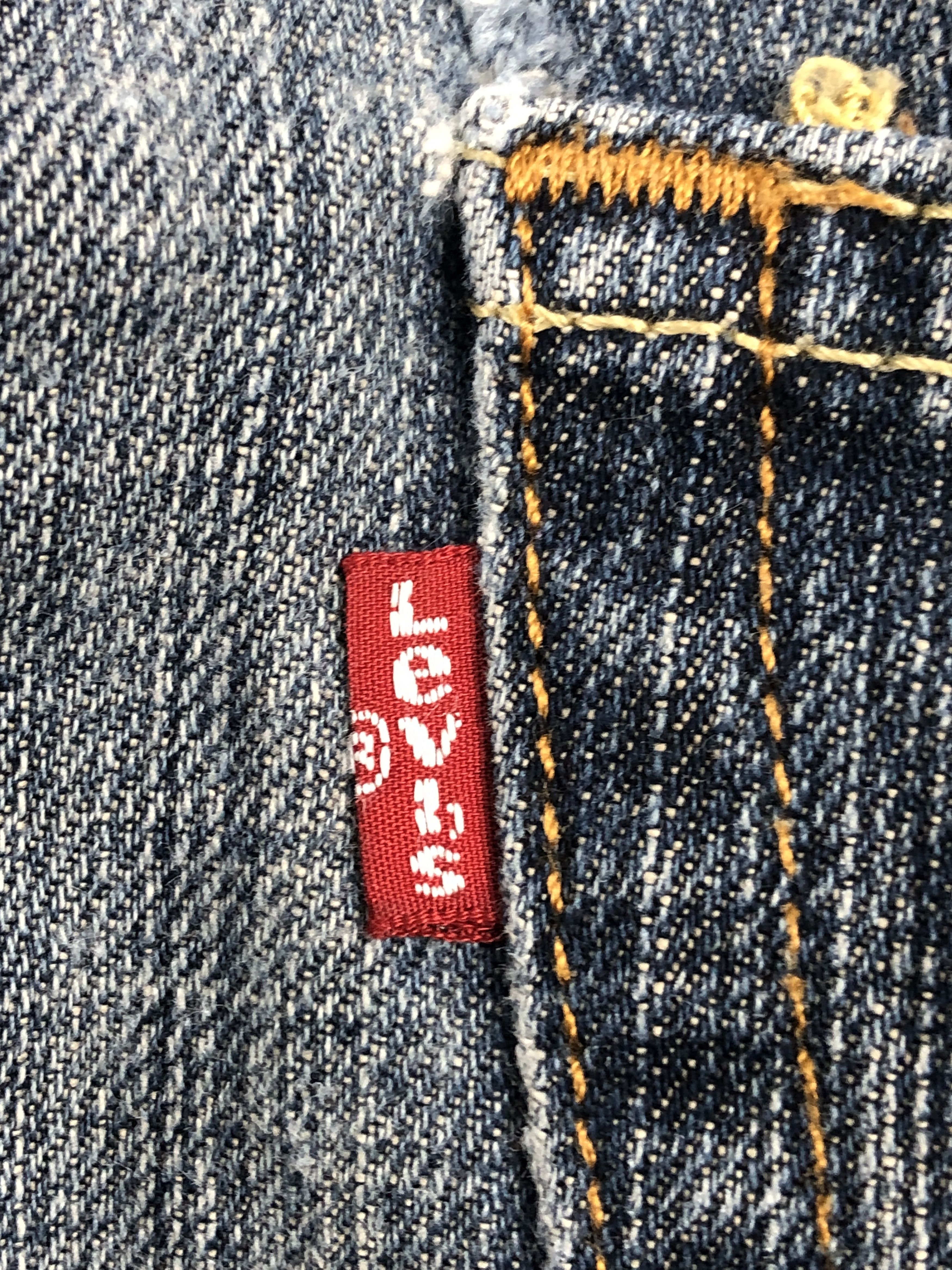 Levi's Vintage Levis 505 Faded Blue Jeans DP2434 Size US 35 - 6 Thumbnail