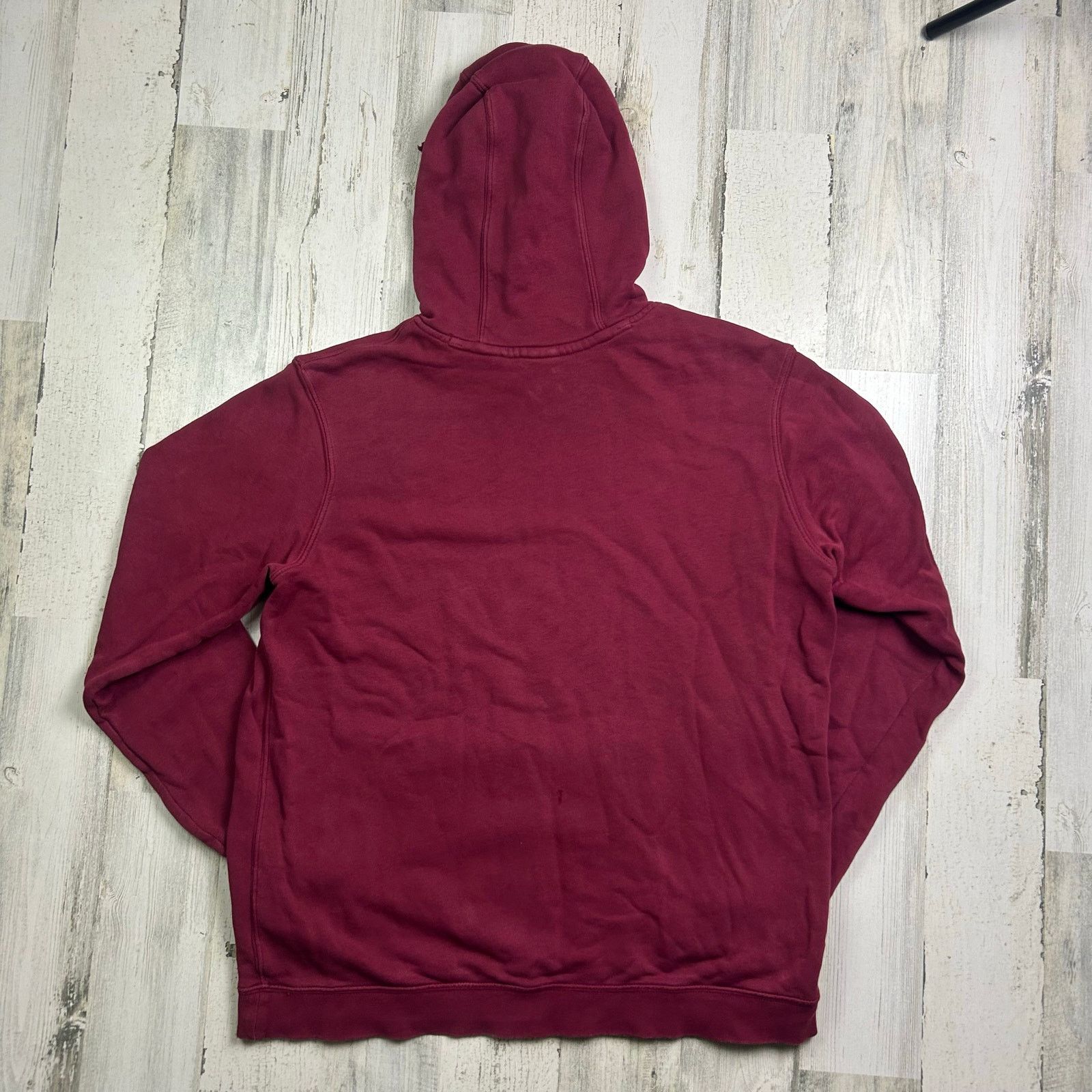 Nike Nike Maroon Club Fleece Pullover Hoodie Size M / US 6-8 / IT 42-44 - 8 Thumbnail
