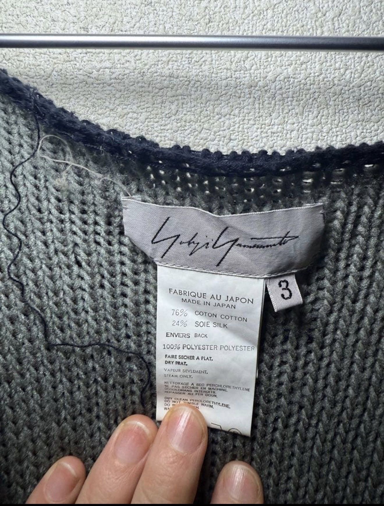 Yohji Yamamoto Yohji Yamamoto Knit/Cape 07AW Size US M / EU 48-50 / 2 - 4 Thumbnail