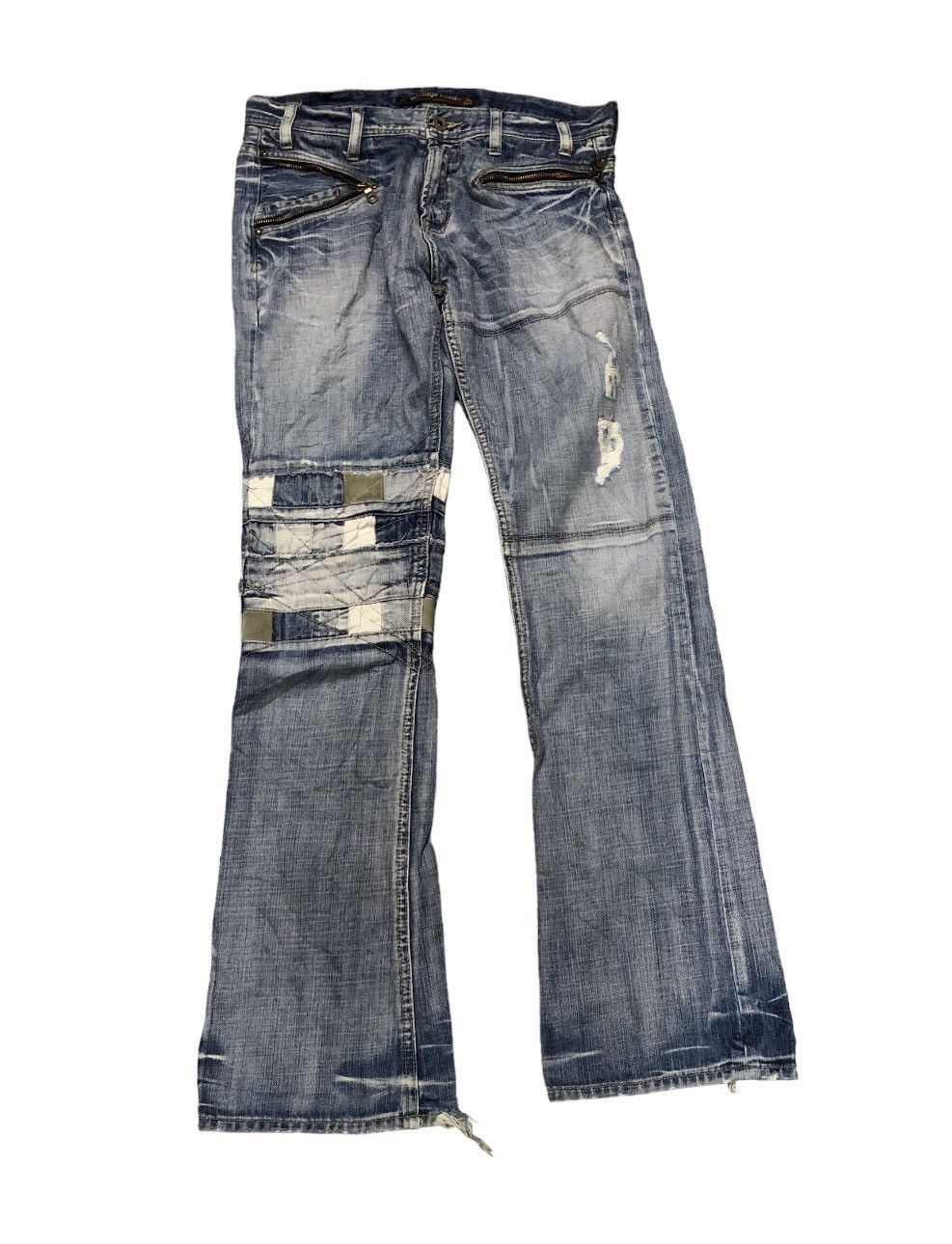 If Six Was Nine × Japanese Brand × Le Grande Bleu (L.G.B.) VINTAGE JAPANESE BRAND HERITAGE STONE DENIM JEANS Size US 32 / EU 48 - 1 Thumbnail