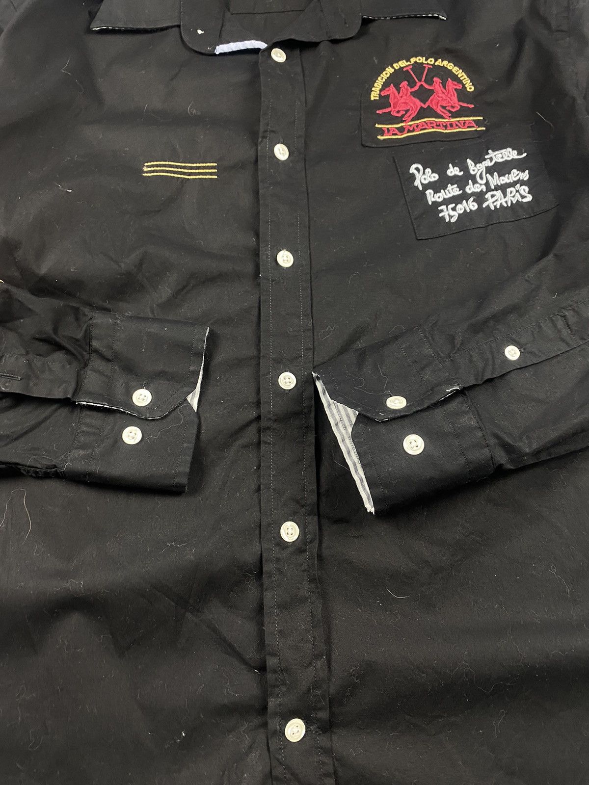 La Martina × Polo Ralph Lauren × Rugby Ralph Lauren La Martina Argentina Polo De Paris Rugby Long Sleeve Shirt Size US XL / EU 56 / 4 - 7 Thumbnail