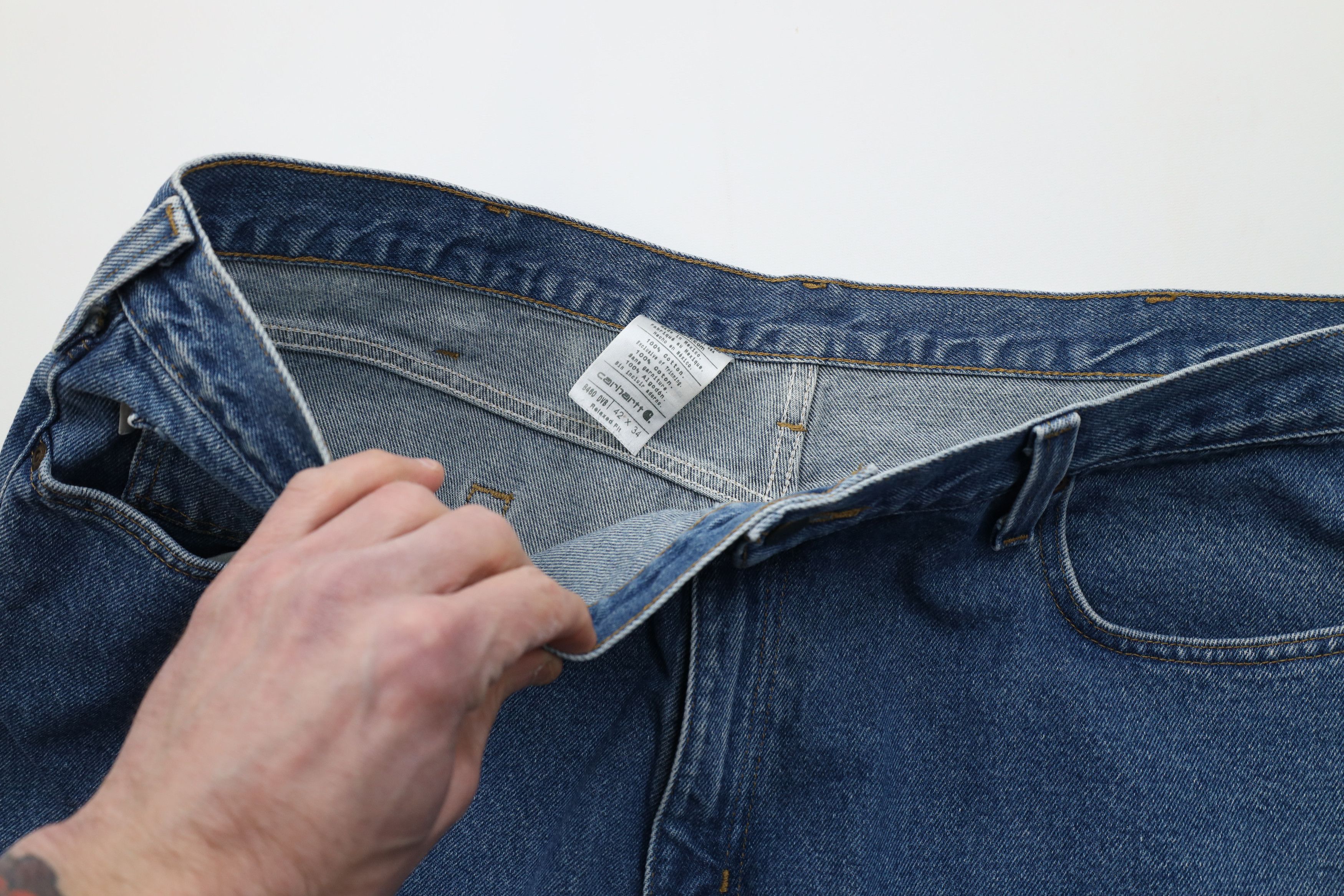 Carhartt Vintage Y2K Carhartt Relaxed Fit Wide Leg Denim Jeans Blue Size US 42 / EU 58 - 8 Thumbnail