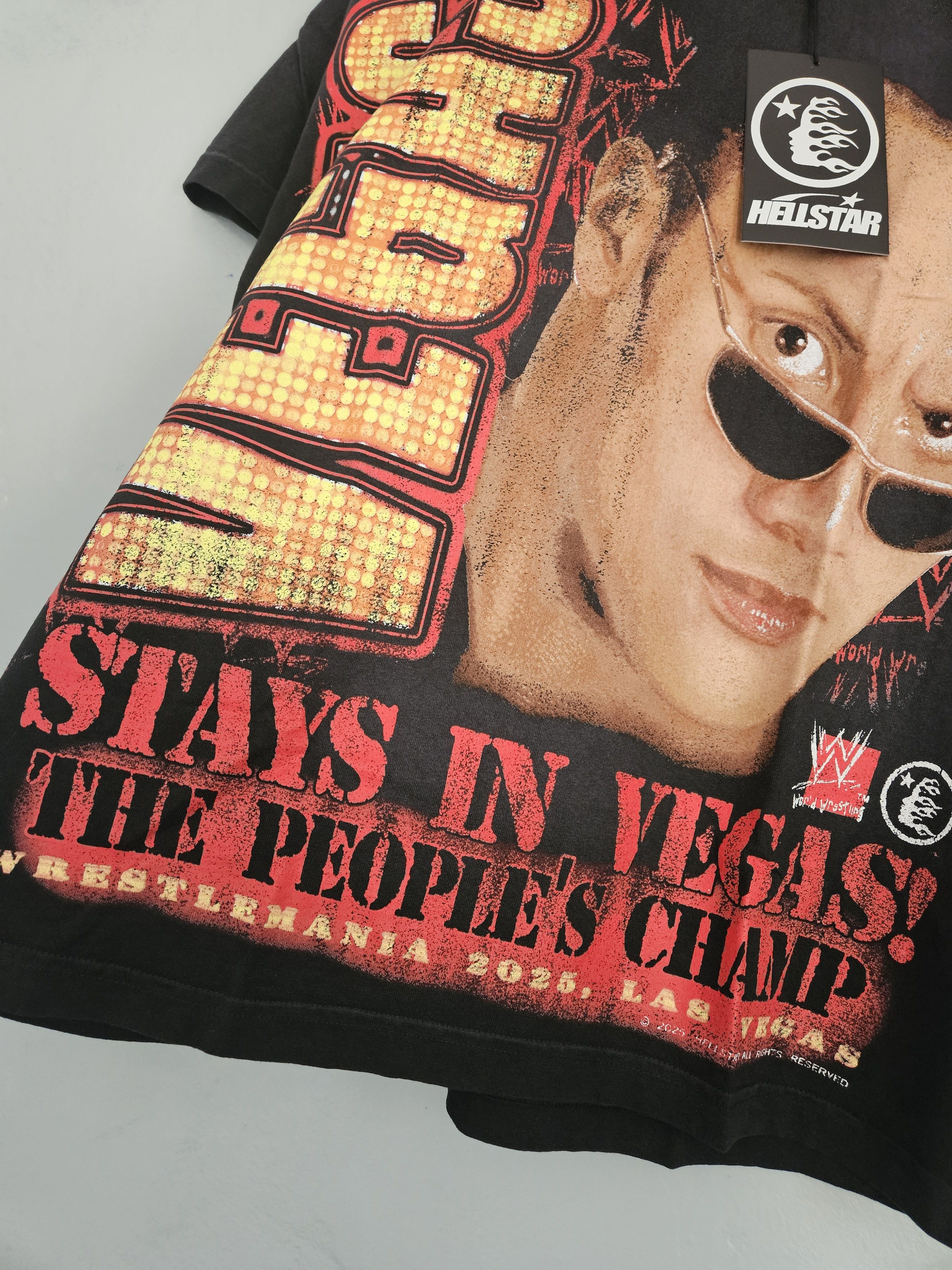 HELLSTAR WWE The Rock Vegas Oversized T Shirt Size US S / EU 44-46 / 1 - 3 Thumbnail