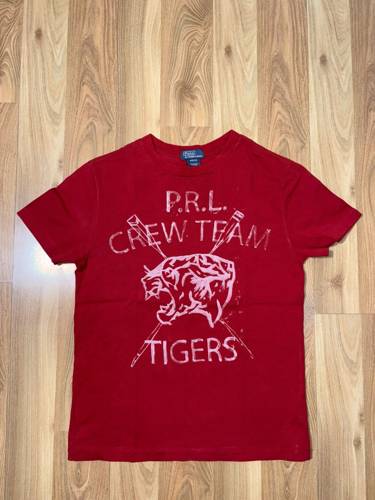 Polo Ralph Lauren Polo RL Vintage Distressed Graphic T-Shirt - Size M (10-12) Size US XXS / EU 40 - 1 Thumbnail