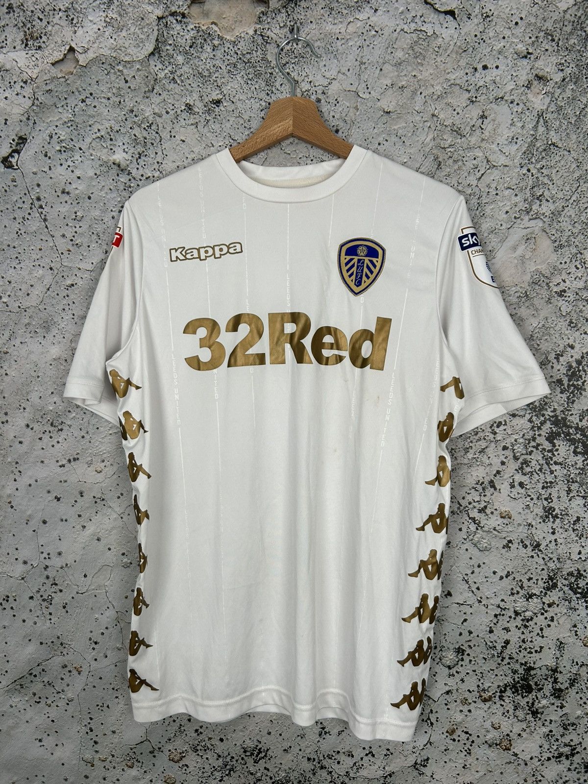 Kappa Kappa Leeds United Roofe Soccer Jersey Football Sport Size US L / EU 52-54 / 3 - 2 Thumbnail