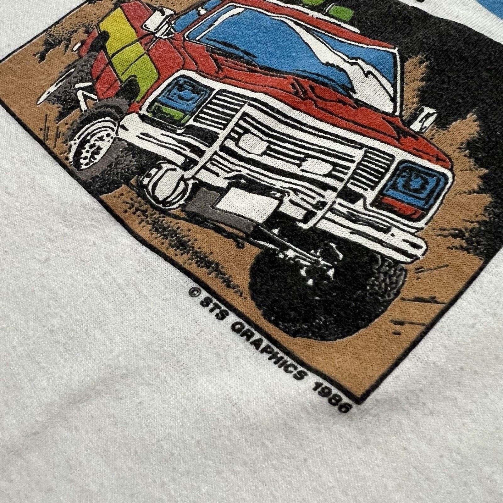 Vintage VTG Off Road USA 1986 White Jeep Wrangler T Shirt Fits M Size US M / EU 48-50 / 2 - 4 Thumbnail