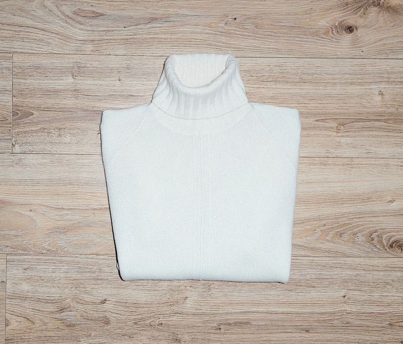 Other 100% cashmere sweater turtleneck jumper ecru vintage Size XS / US 0-2 / IT 36-38 - 2 Thumbnail