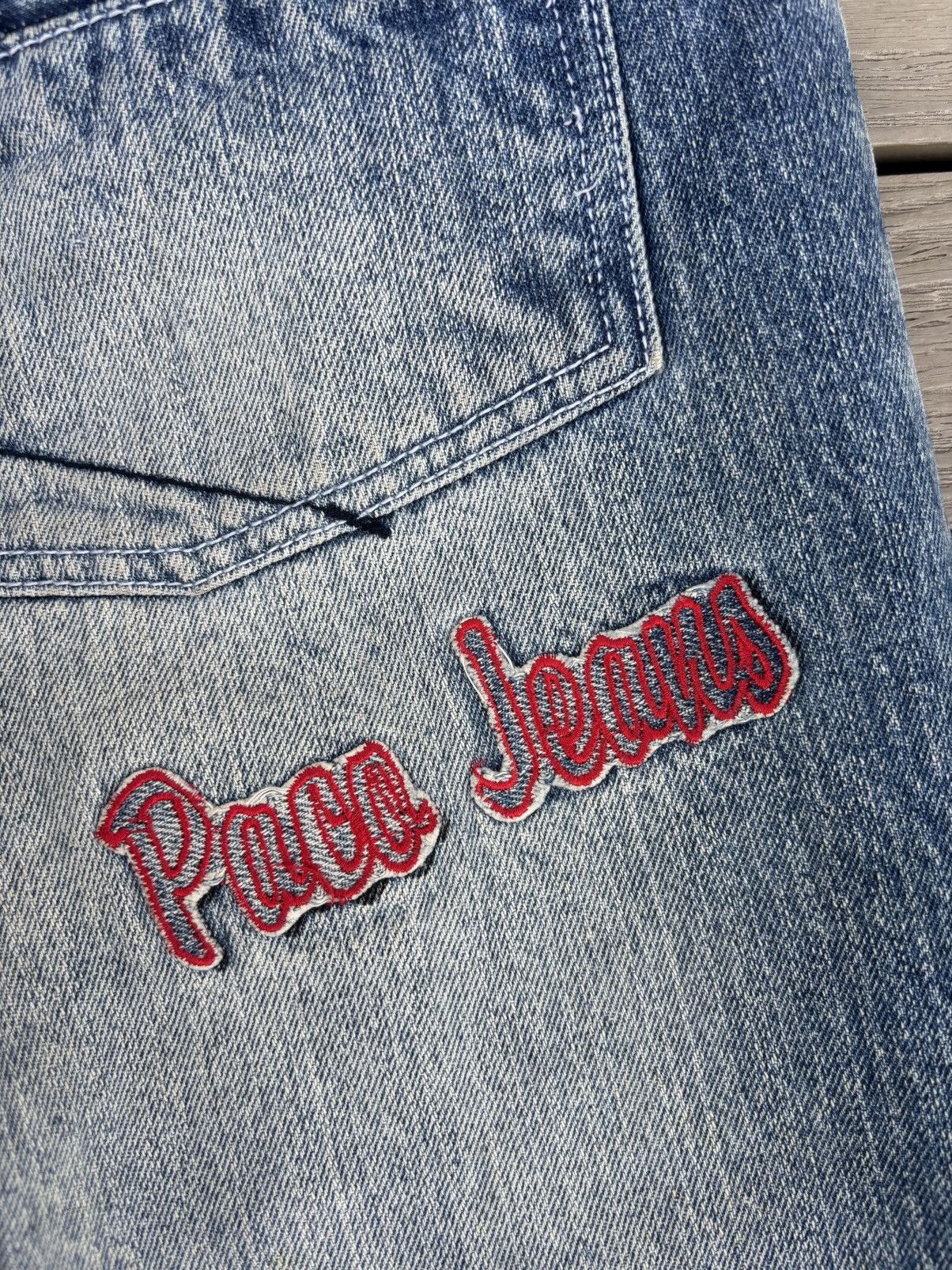 Other Vintage 2005 Paco Jeans Barcode Patch Baggy Denim 36x32 Y2K Size US 36 / EU 52 - 6 Thumbnail