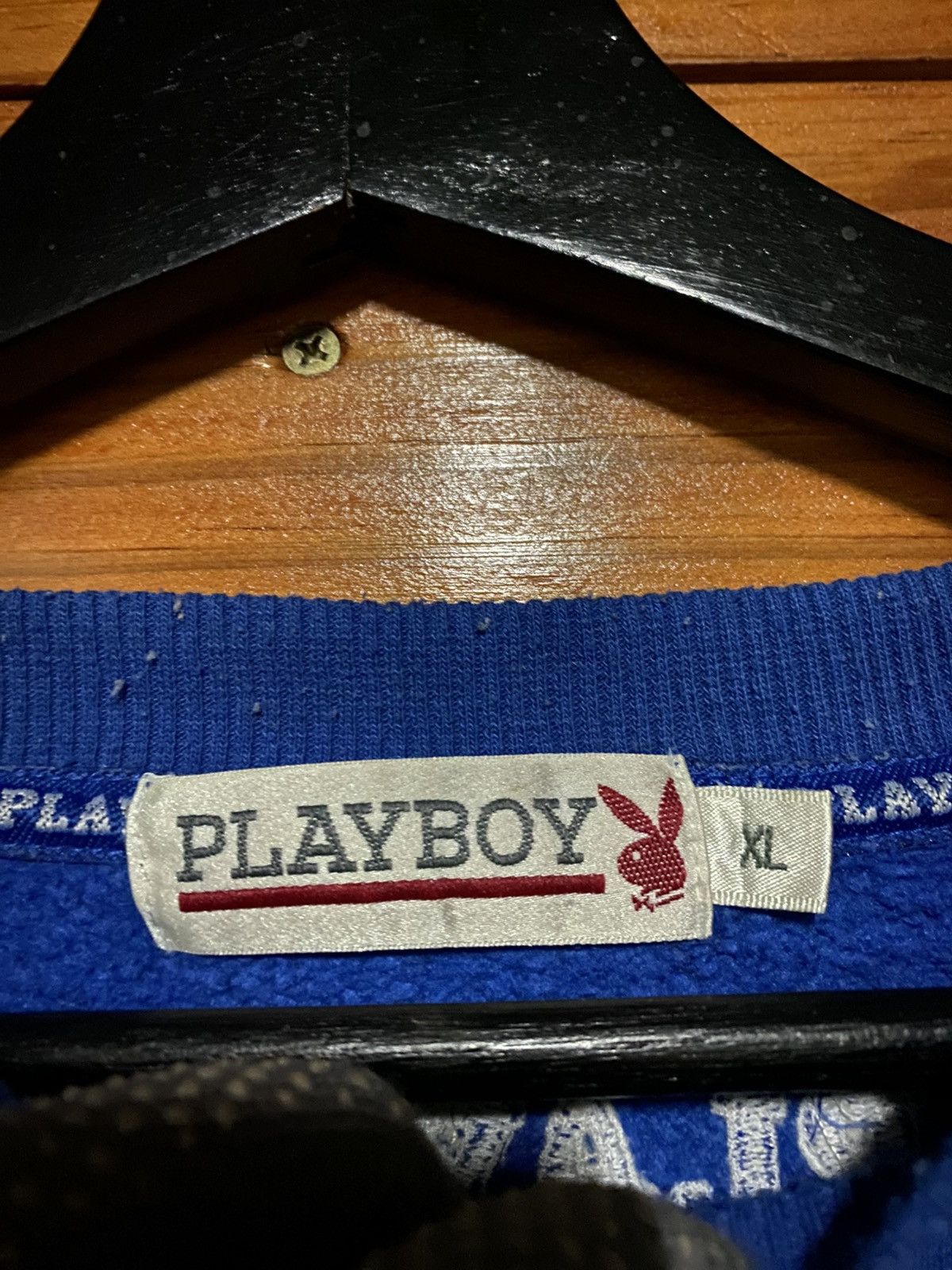 Playboy Vintage Playboy Blue Crewneck Sweatshirt XL Retro 90s Style Size US XL / EU 56 / 4 - 12 Thumbnail
