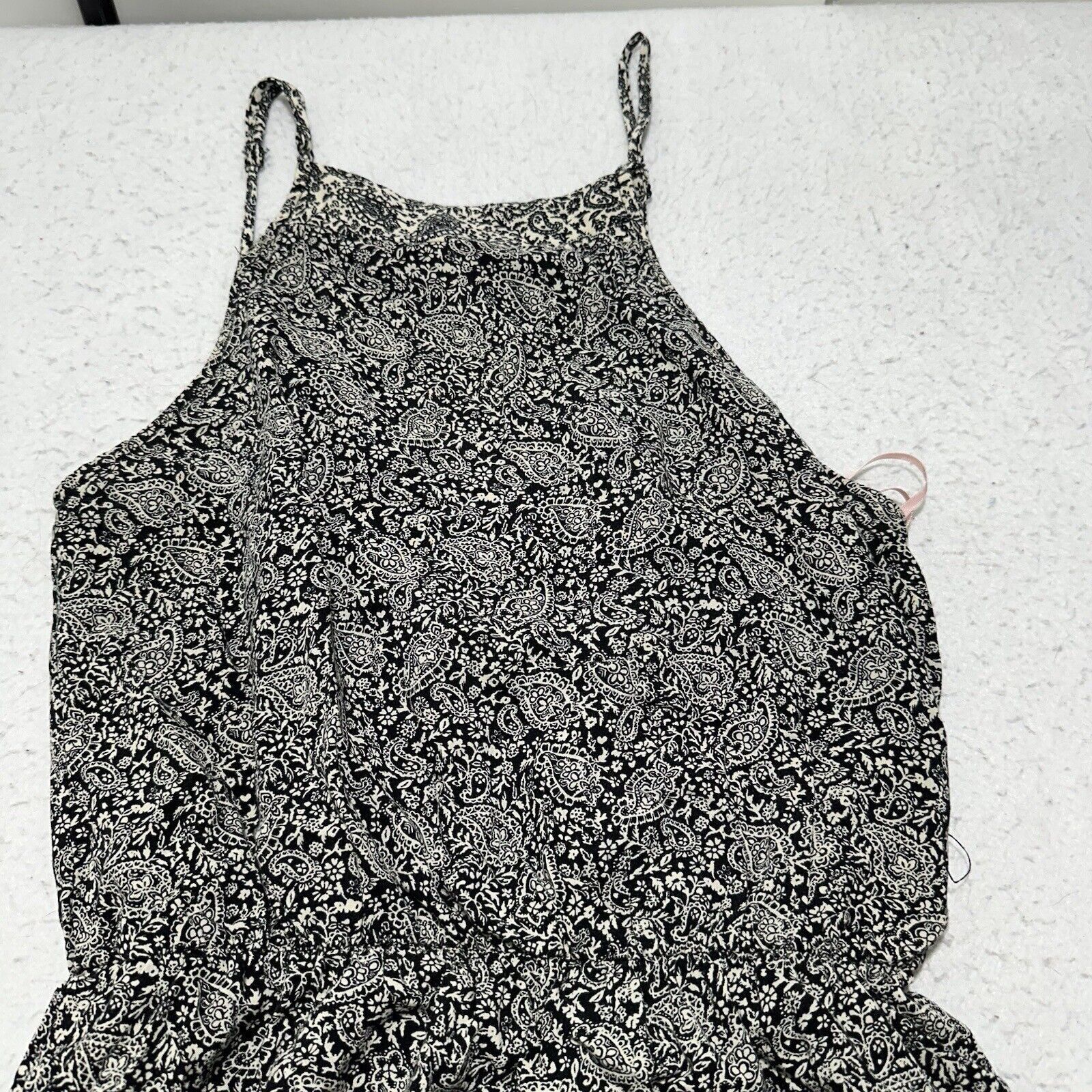 Forever 21 Forever 21 Small Straight Leg Jumpsuit Sleeveless Paisley Size 28" / US 6 / IT 42 - 10 Thumbnail