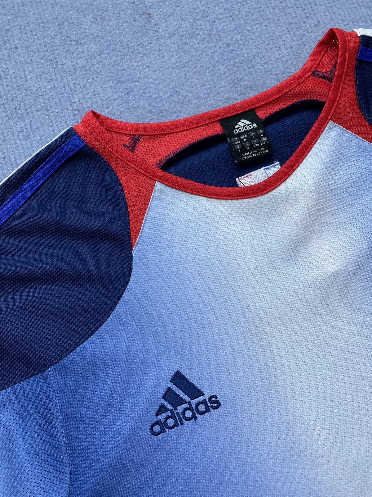Adidas Rare Adidas 2003-04 France Training Jersey🇫🇷⚡️ Size US XL / EU 56 / 4 - 4 Thumbnail