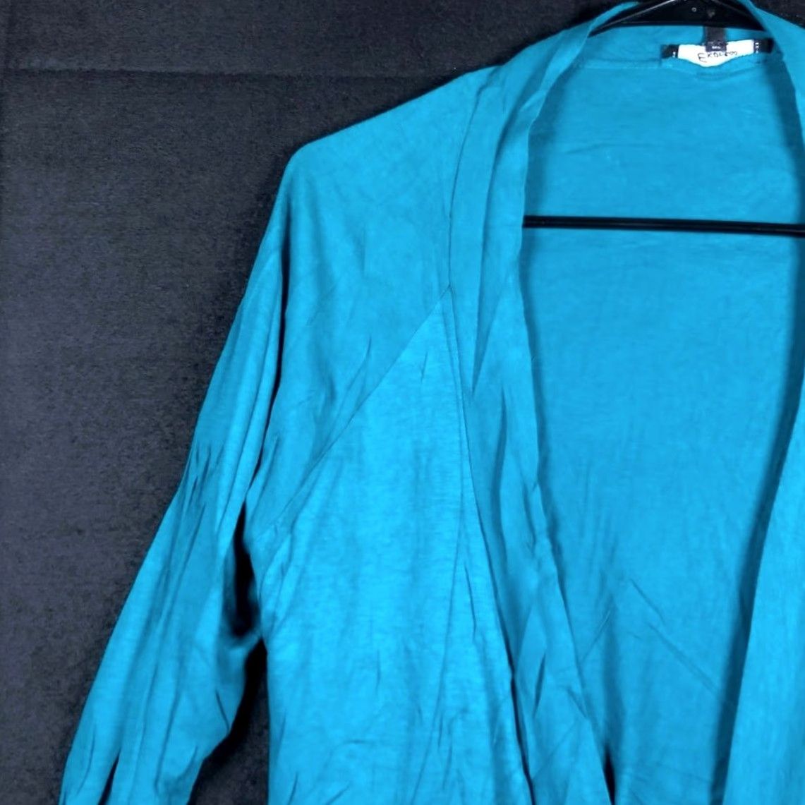 Express Express Cardigan Blue Open Front Lightweight Modal Blend L Womens Cardigan Casual Size L / US 10 / IT 46 - 4 Thumbnail