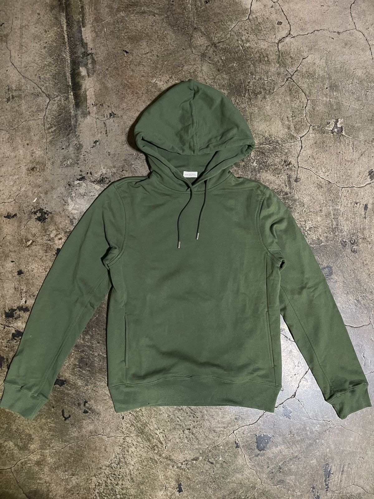 Dries Van Noten Dries Van Noten Green French Terry Hoodie Size US S / EU 44-46 / 1 - 1 Thumbnail