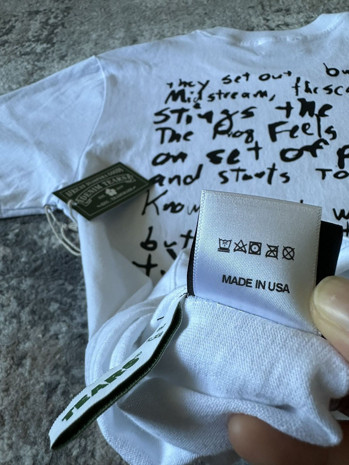 DENIM TEARS Denim Tears The Scorpion and The Frog Fable Tee FW24 Size US L / EU 52-54 / 3 - 7 Thumbnail