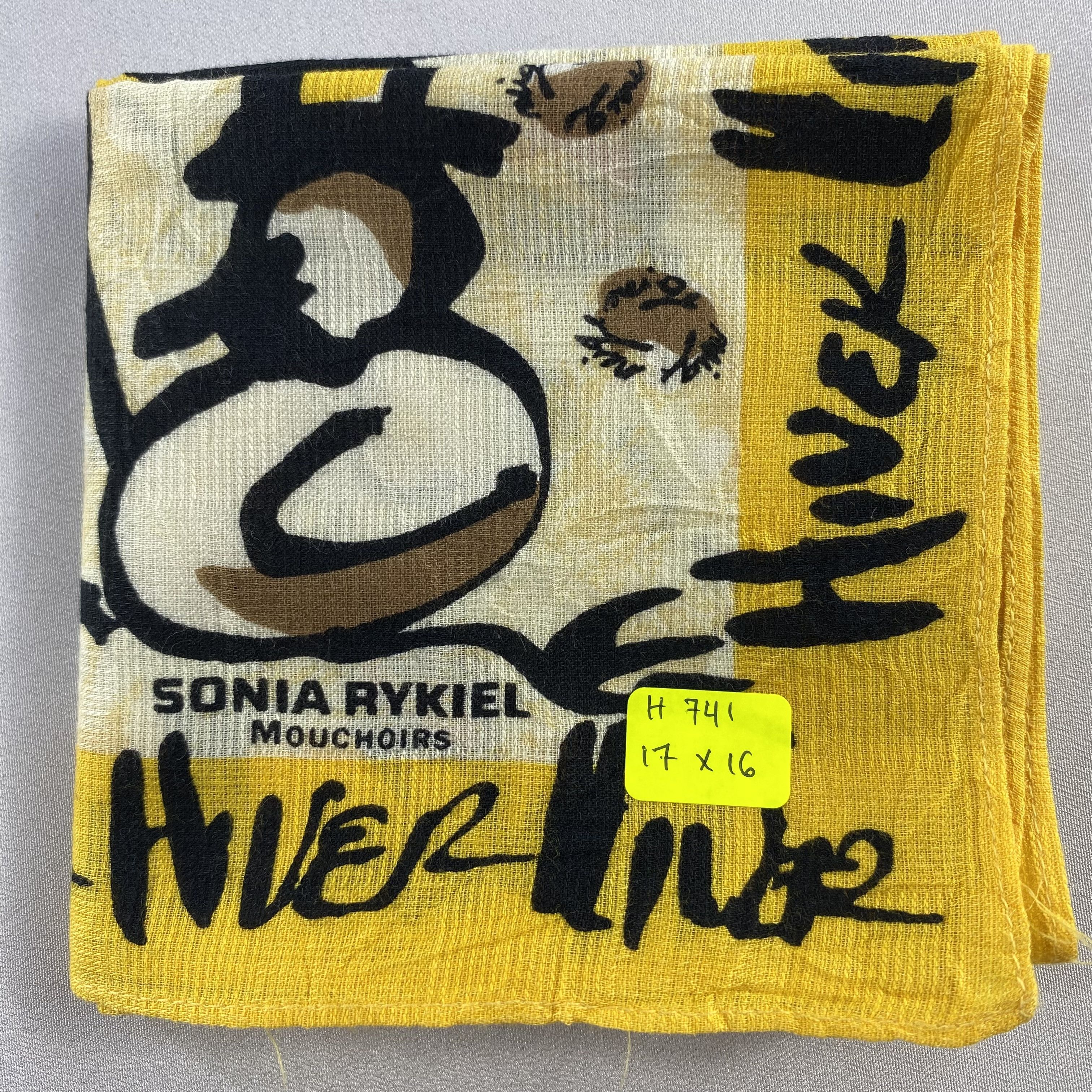 Vintage Sonia Rykiel Bandana/ Handkerchief / Neckerchief Size ONE SIZE - 5 Thumbnail