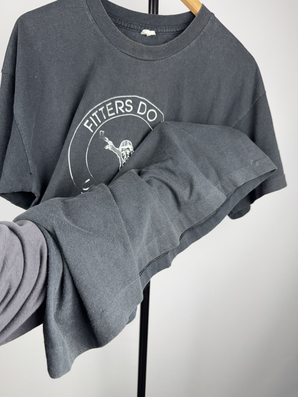 Vintage Retro 90s Vintage Fitters Do It Under Tension Graphic Tee Size US M / EU 48-50 / 2 - 8 Thumbnail