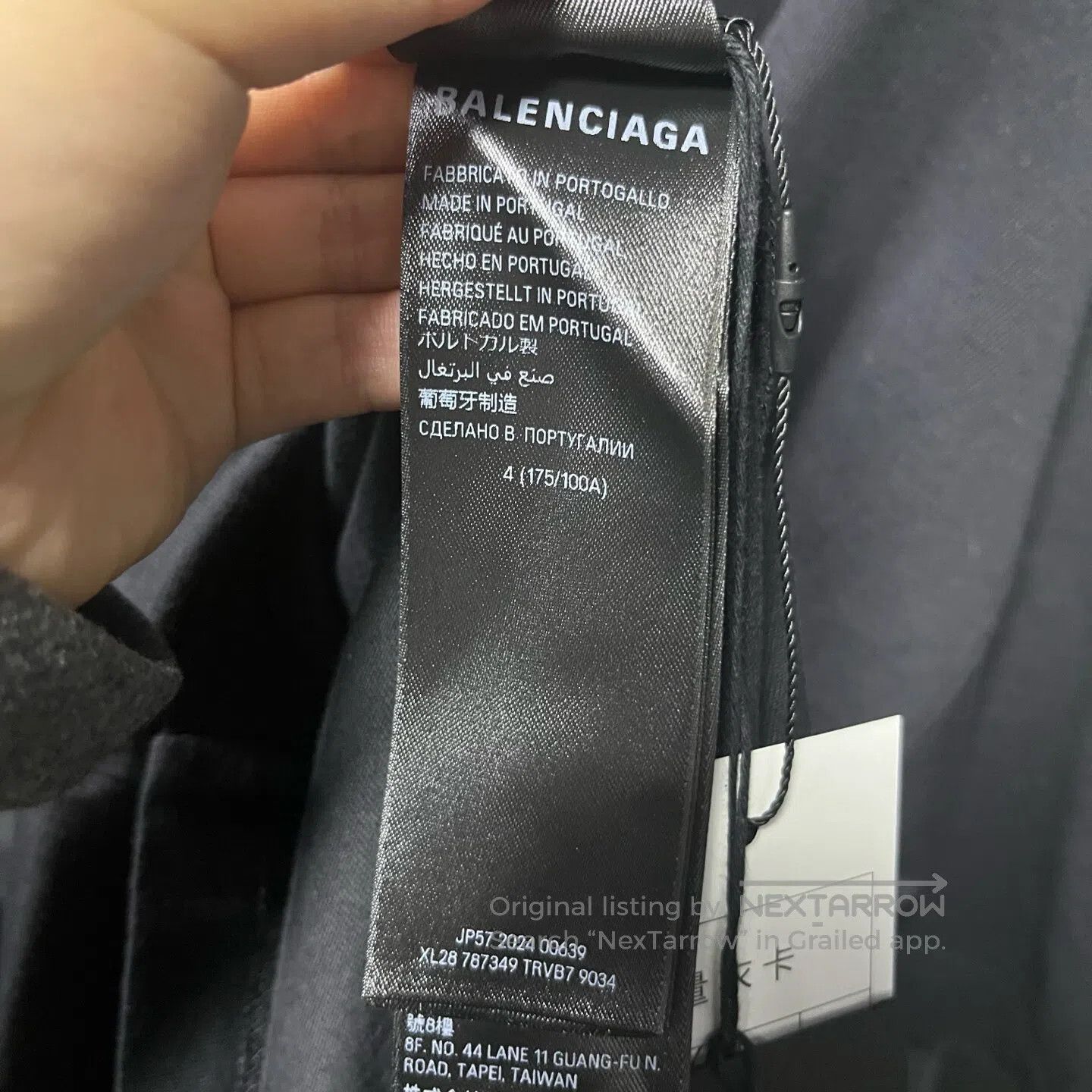 Balenciaga Balenciaga Black letter logo printed round-necked short-sl Size US M / EU 48-50 / 2 - 6 Thumbnail