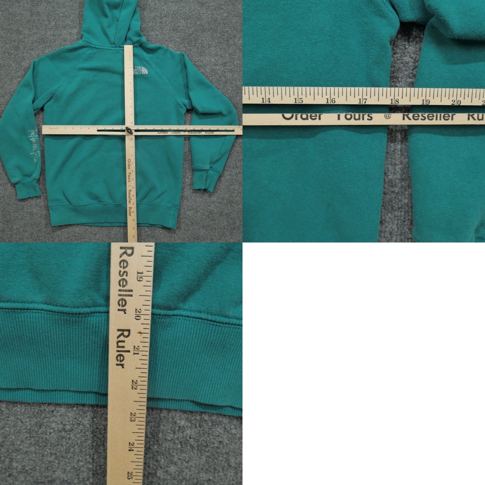 The North Face The North Face Hoodie Womens XS X Small Blue Teal Pullover Spell Out Logo Woman XS Hoodie Blue The North Face Pullover Logo 90s? Size XS / US 0-2 / IT 36-38 - 9 Thumbnail