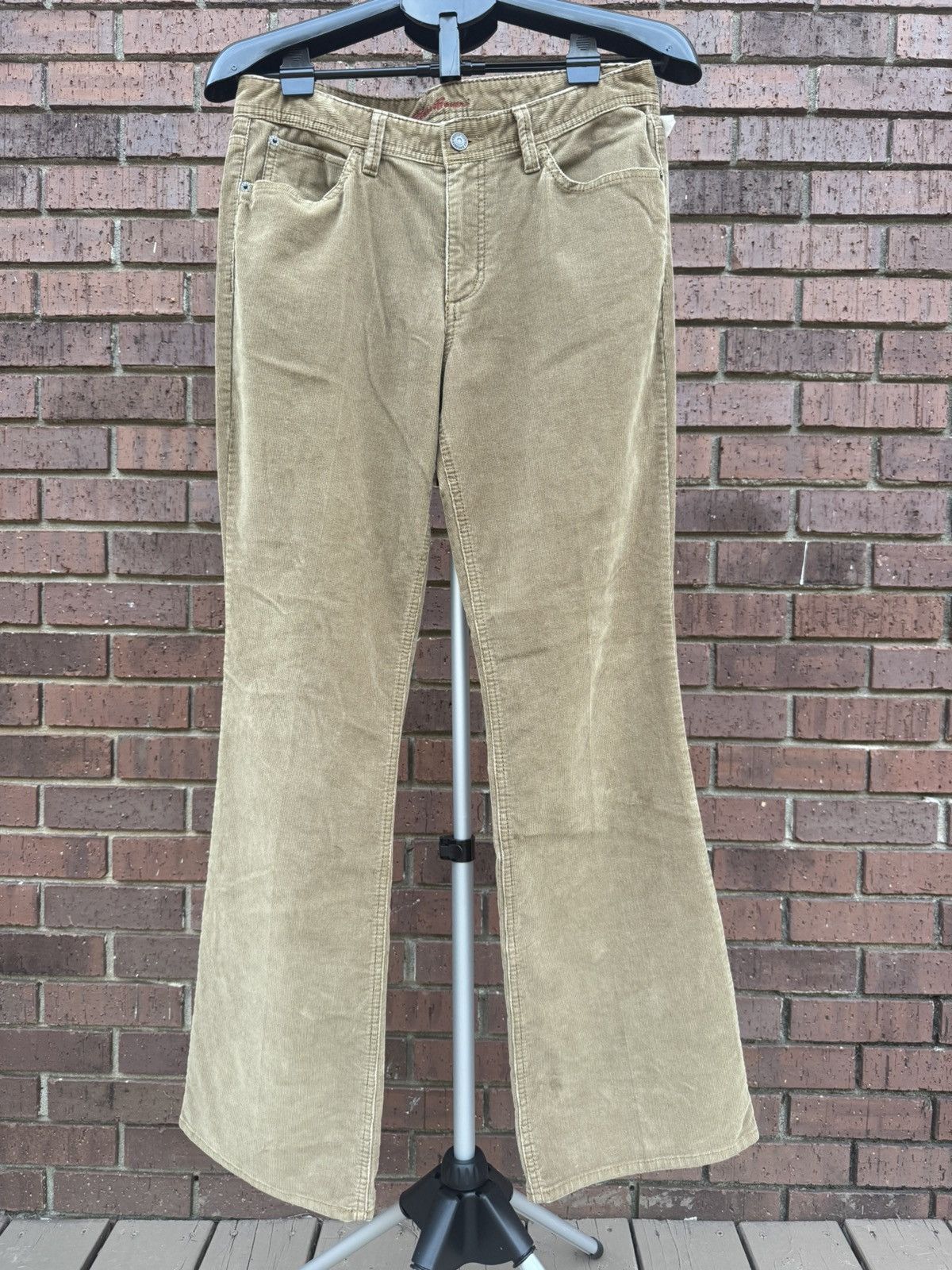 Eddie Bauer Eddie Bauer Corduroy Pants Beige Tan Taupe Bootcut Flared Size 30" / US 8 / IT 44 - 2 Thumbnail