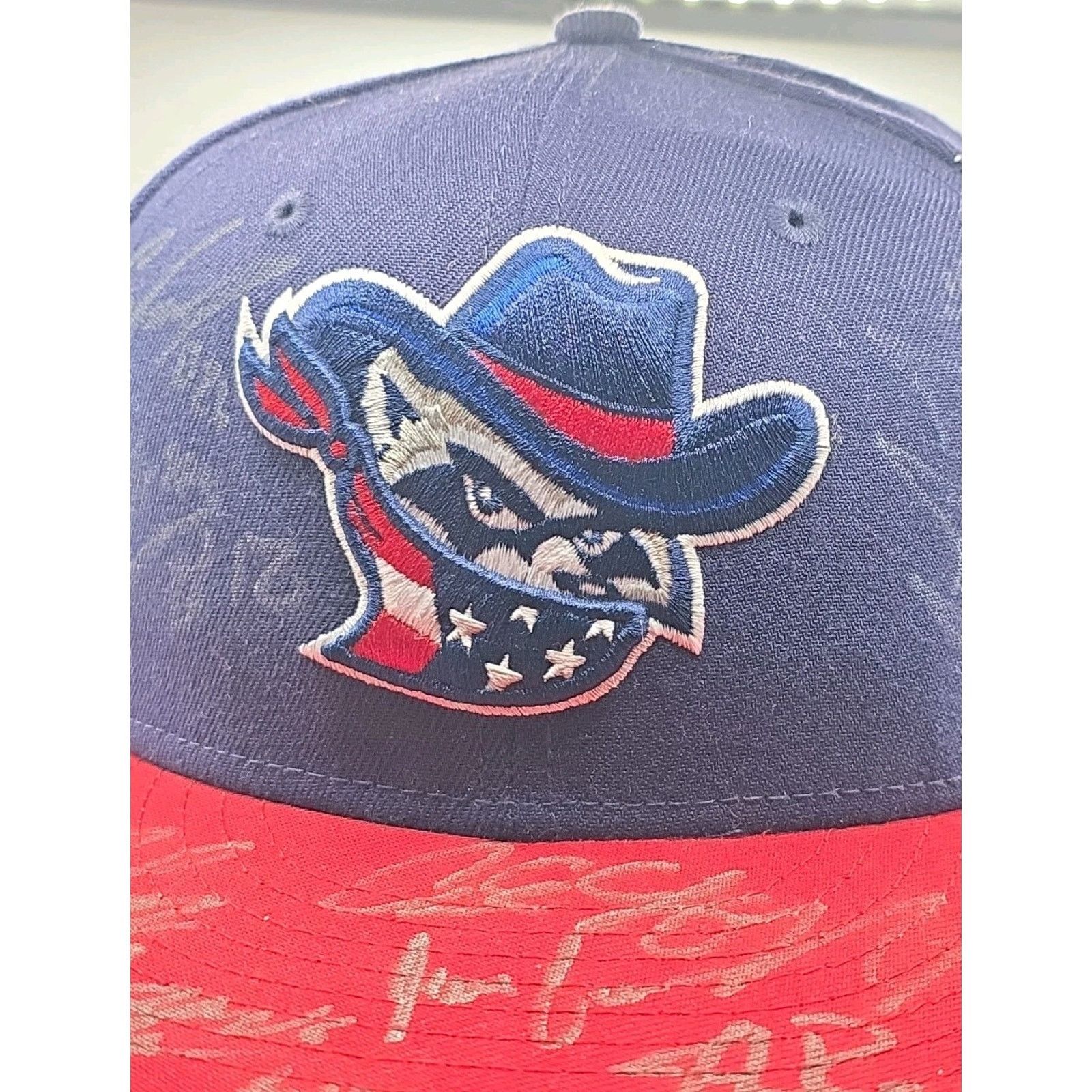 New Era Team Autographed New Era 59fifty QC River Bandits Cap 7 1/8 Size ONE SIZE - 6 Thumbnail