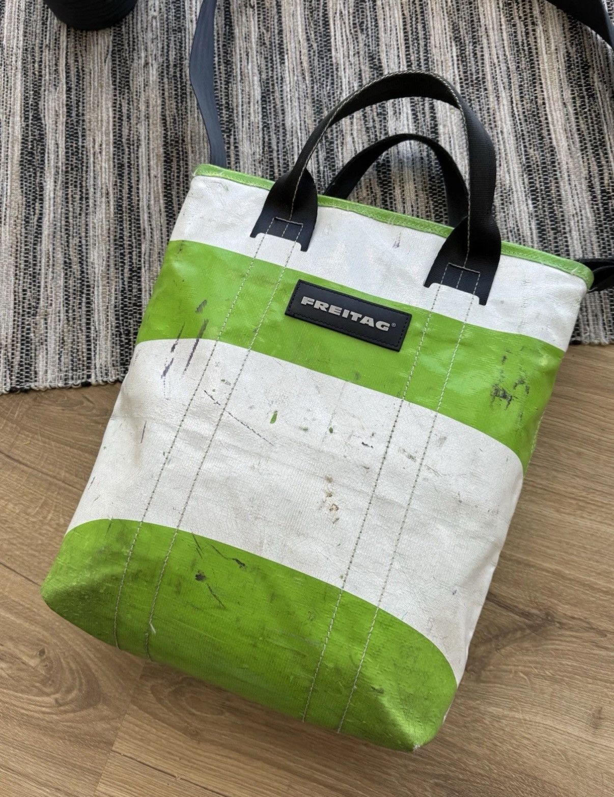 Freitag Freitag Handbag F203 Vintage Green Crossbody Shoulder Bag Size ONE SIZE - 5 Thumbnail