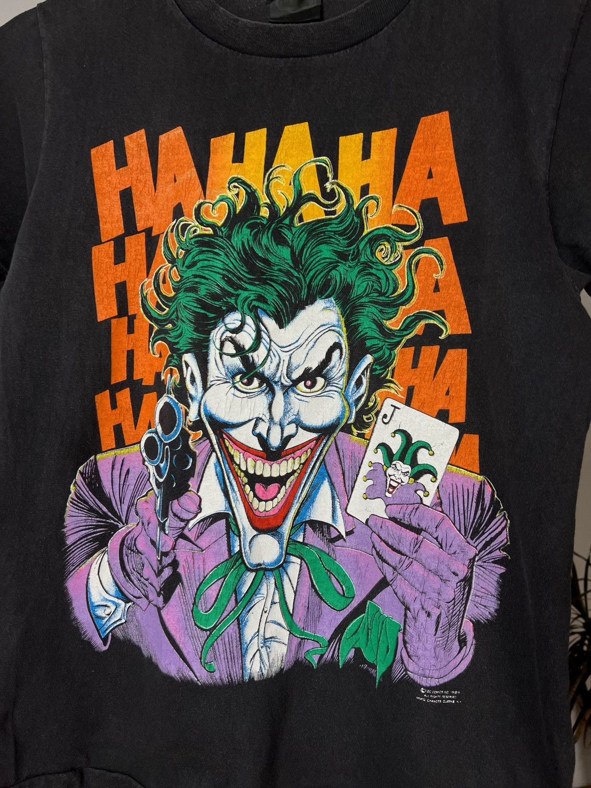 DC Comics × Vintage Vintage 1989 Batman DC Comics Printed Tee Joker Size US M / EU 48-50 / 2 - 2 Thumbnail