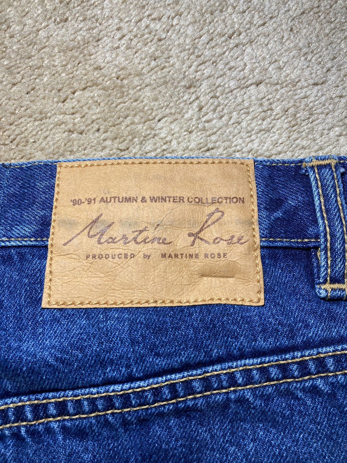 Martine Rose SS18 Martine Rose Denim Shorts Boss Painter Work Jeans 2018 Size US 30 / EU 46 - 5 Thumbnail