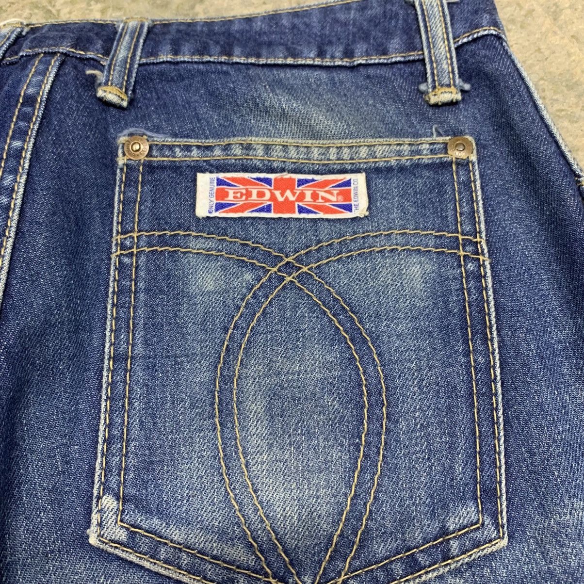 Edwin Vintage Edwin Union Jack Patch Clawmark Fade Jeans Size US 28 / EU 44 - 12 Thumbnail