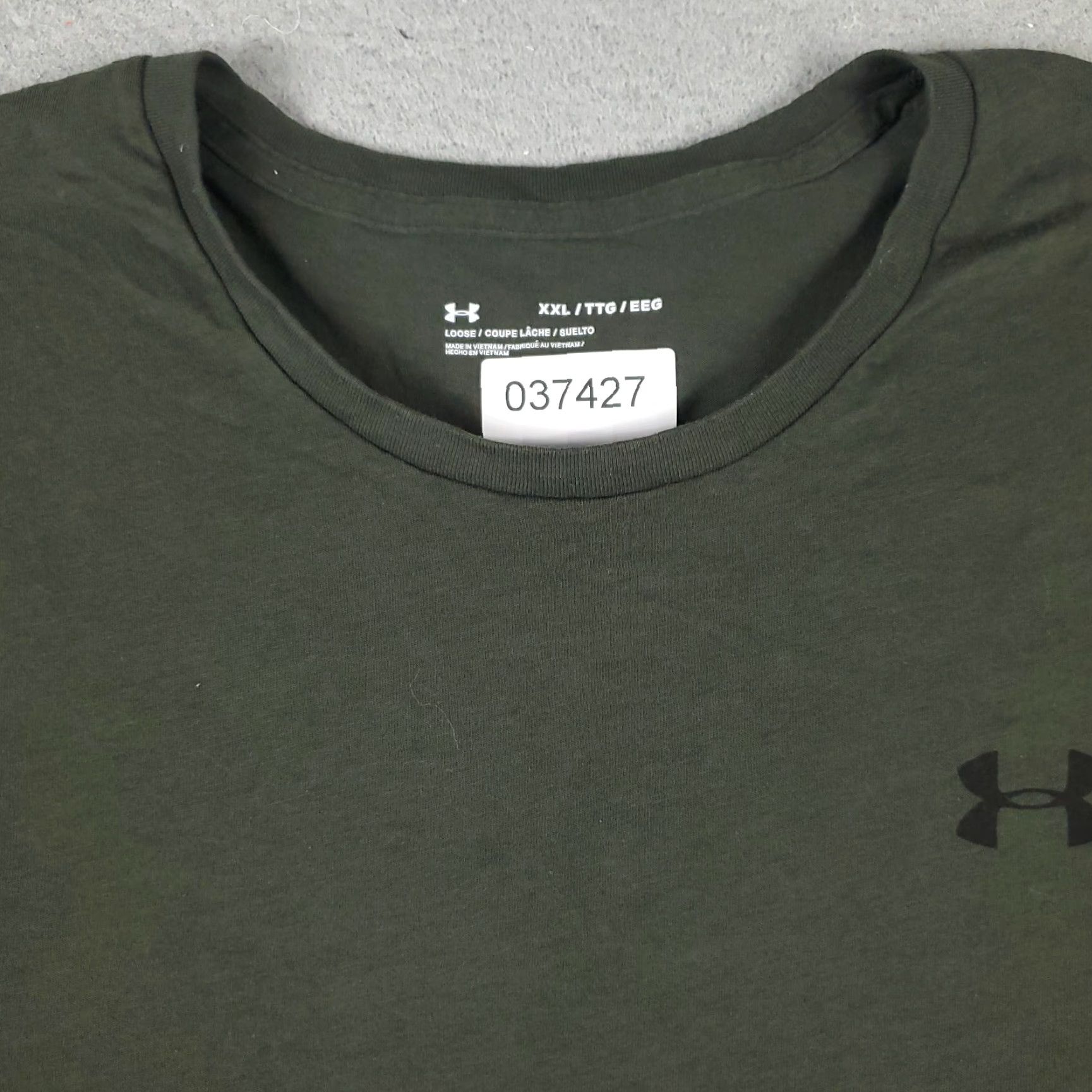 Under Armour Under Armour T Shirt Mens 2XL Green Activewear Short Sleeve Crew Neck Pullover Sports Logo Regular Fit Casual & Workout Size US XXL / EU 58 / 5 - 3 Thumbnail