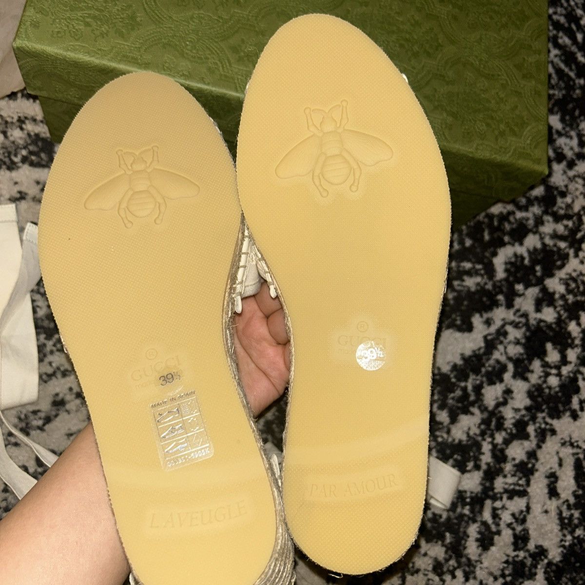 Gucci Gucci Interlocking G One Strap Sandal Espadrille Size US 9.5 / IT 39.5 - 6 Thumbnail
