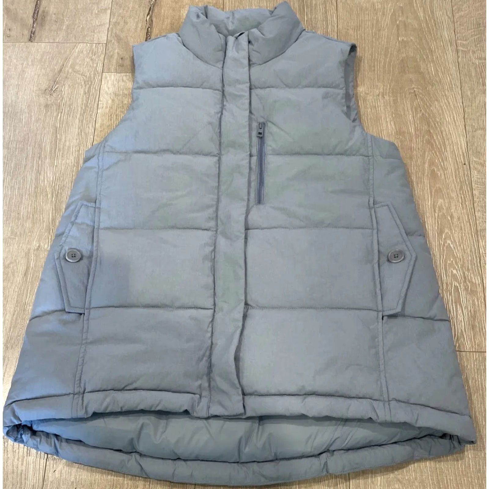Madewell Madewell Zip-Up Puff Puffer Vest Size XXS Blue New NWT NH848 BLUE Size XXS / US 00 / IT 34 - 5 Thumbnail