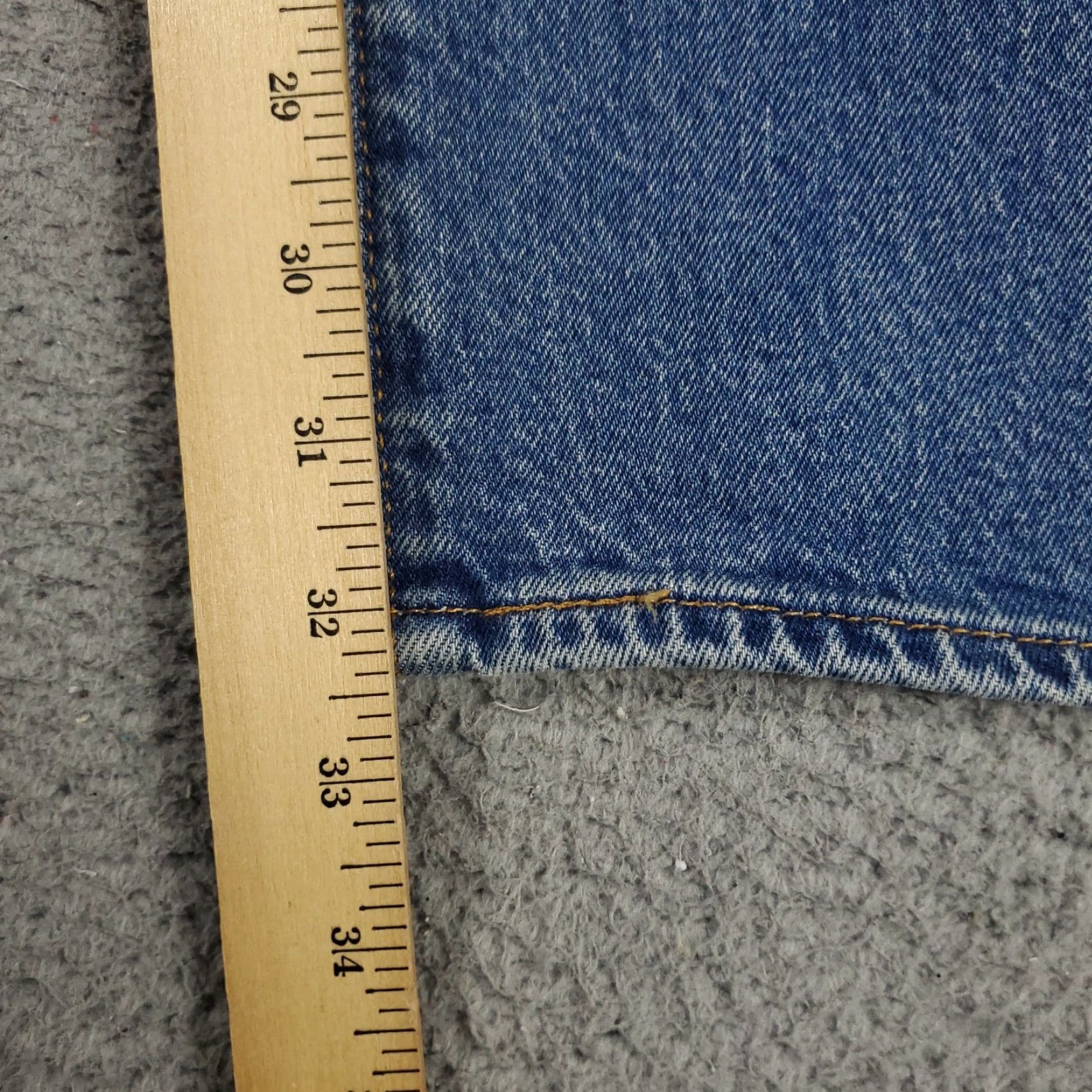 Levi's Levi's 501 Jeans Mens Regular Size 40x32 Blue Straight Leg Denim Pants Size US 40 / EU 56 - 5 Thumbnail