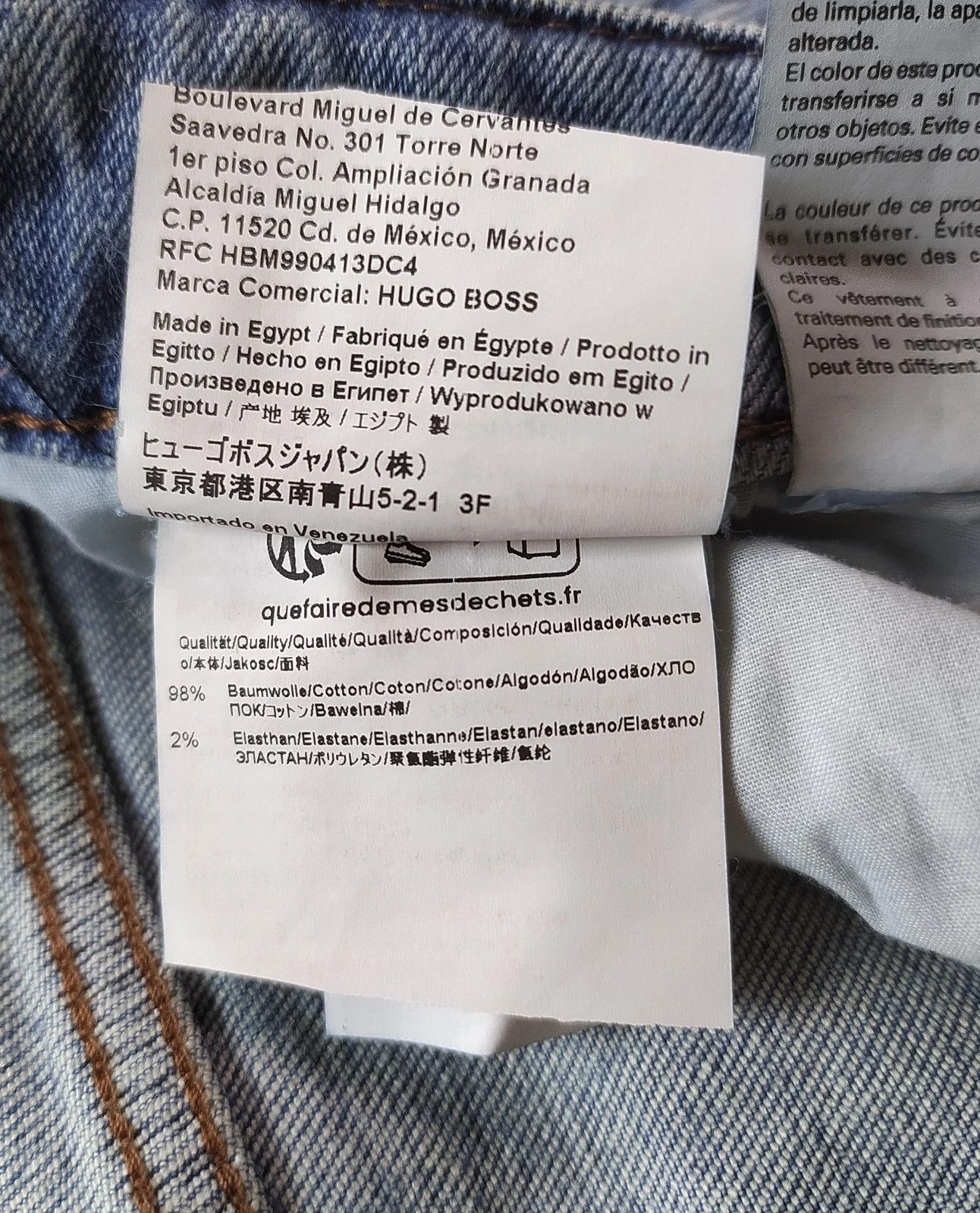 Hugo Boss HUGO BOSS DELAWARE Slim fit men's Jeans Free Shipping T-6012 Size US 34 / EU 50 - 8 Thumbnail