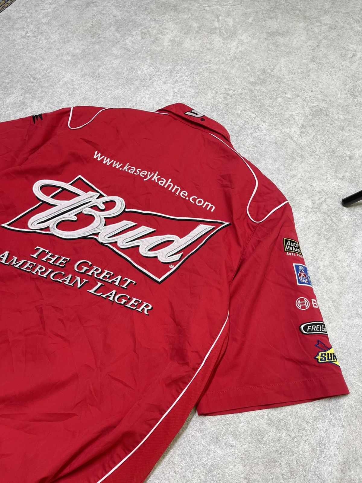 Ferrari × Jeff Hamilton × NASCAR Jeff Hamilton Budweiser Racing Jacket — Bold NASCAR Style Size US L / EU 52-54 / 3 - 17 Thumbnail