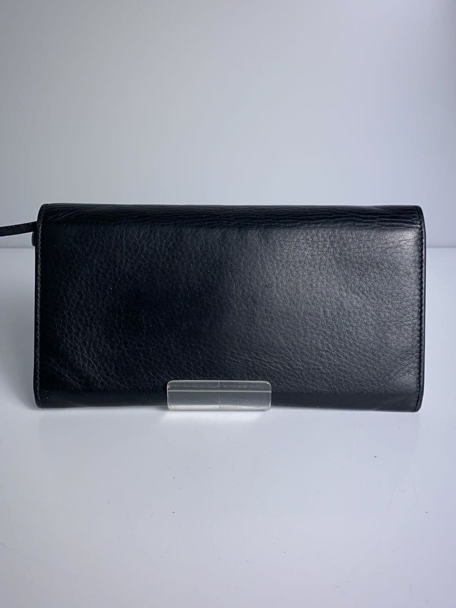 Balenciaga Balenciaga Leather Long Wallet Black Size ONE SIZE - 2 Thumbnail