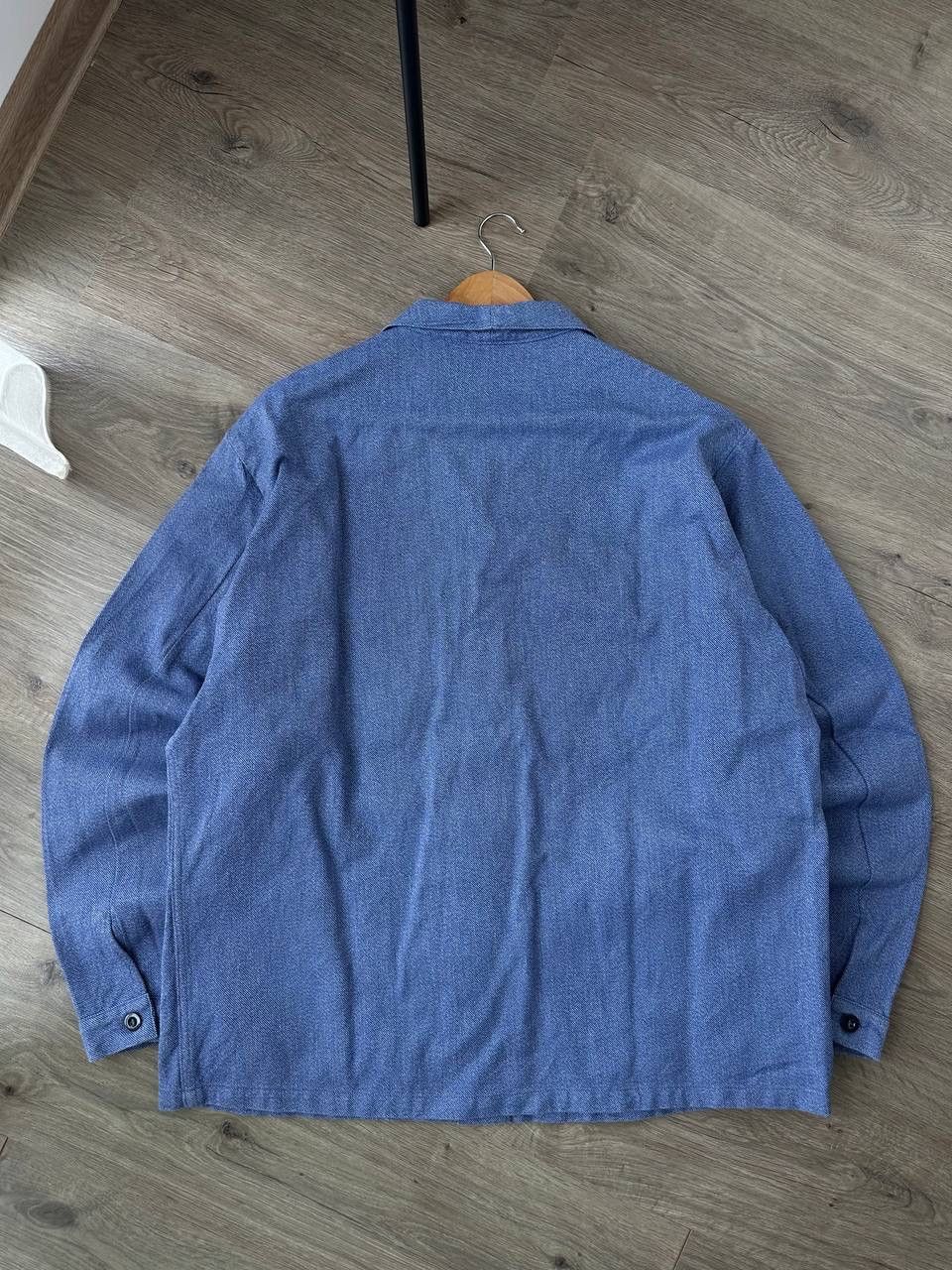 Japanese Brand × Vintage Vintage Japanese Blue Workwear 90’s Distressed Spilag Shirt Size US L / EU 52-54 / 3 - 8 Thumbnail