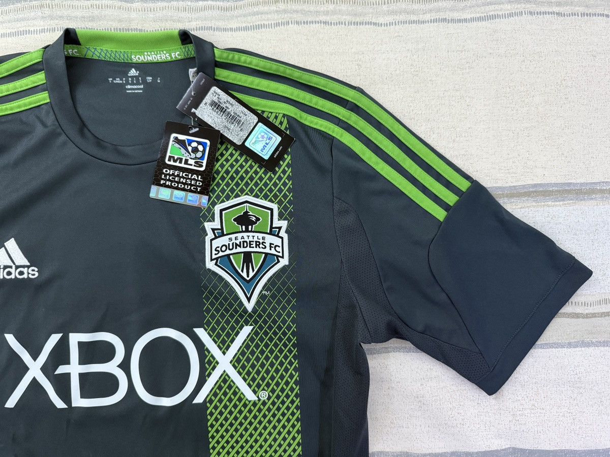 Adidas Adidas Seattle Sounders FC 2013/14 Away Jersey Small BNWT Size US S / EU 44-46 / 1 - 7 Thumbnail