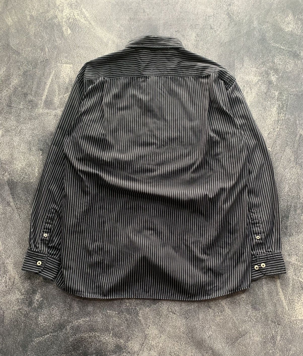 Yohji Yamamoto Button Shirt SACSNY Y'SACCS Striped Japanese Size US XL / EU 56 / 4 - 7 Thumbnail